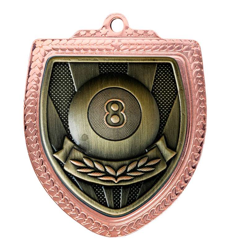 Shield Medal – Billiards/Pool Ball