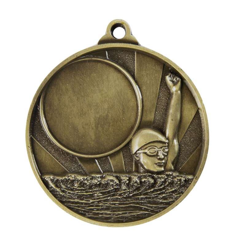 Sunrise Medal-Swimming+25mm insert
