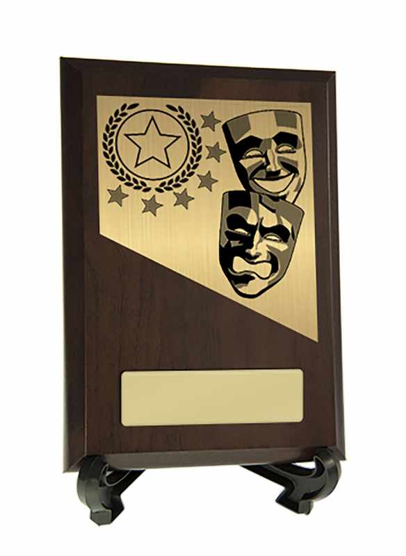 Plaque with Drama Trim