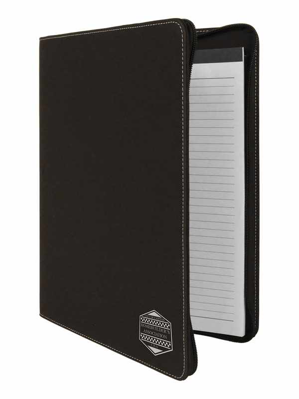 Laserable Portfolio with Zipper