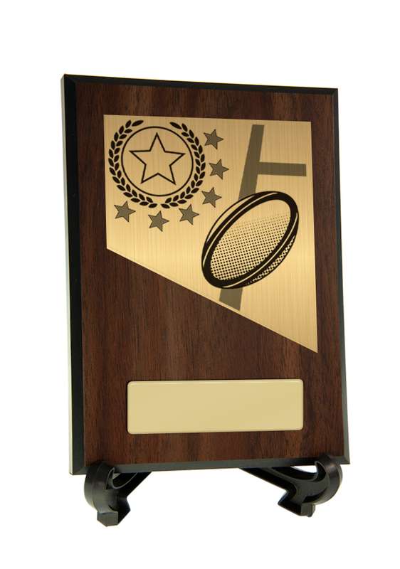 Plaque with Rugby Trim