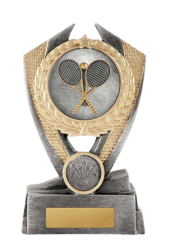 Hero Shield Tennis Trophy With 25mm Centre