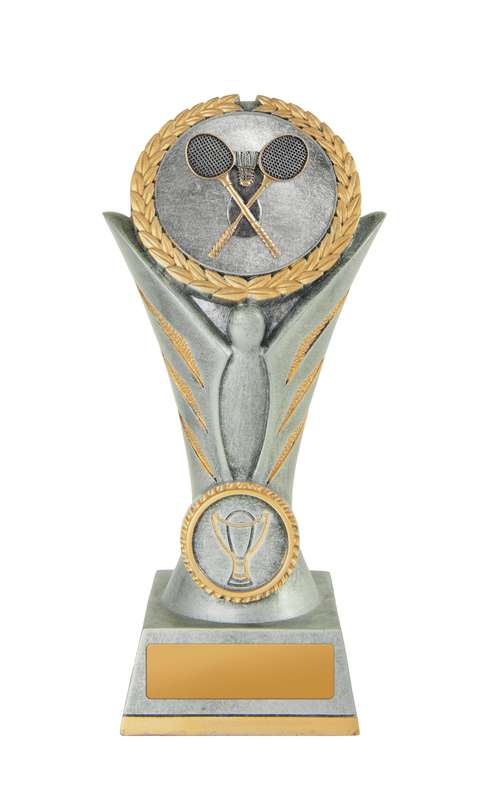 Angel Victory Tower Badminton Trophy With 25mm Centre