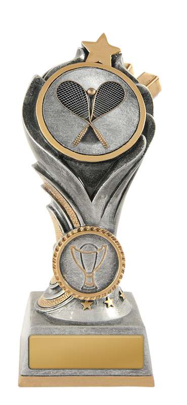Flame Tower Squash Trophy With 25mm Centre
