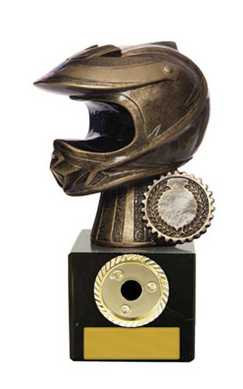 Moto-X Helmet on Column