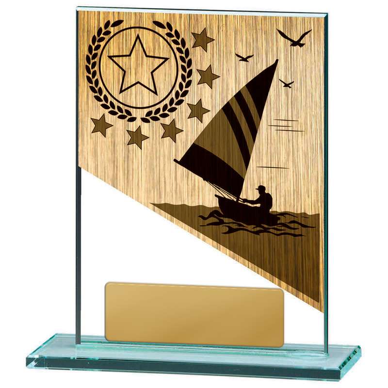 Sailing Theme on Glass