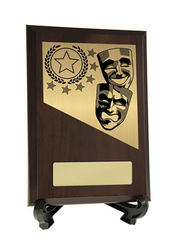 Plaque with Drama Trim