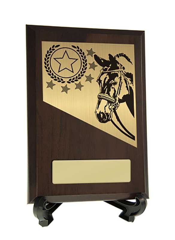 Plaque with Horses Trim