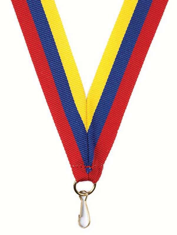 Red-Royal Blue-Yellow Ribbon