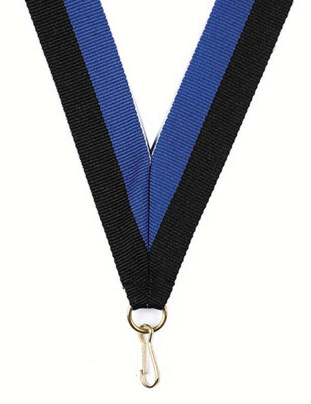 Royal Blue-Black Ribbon