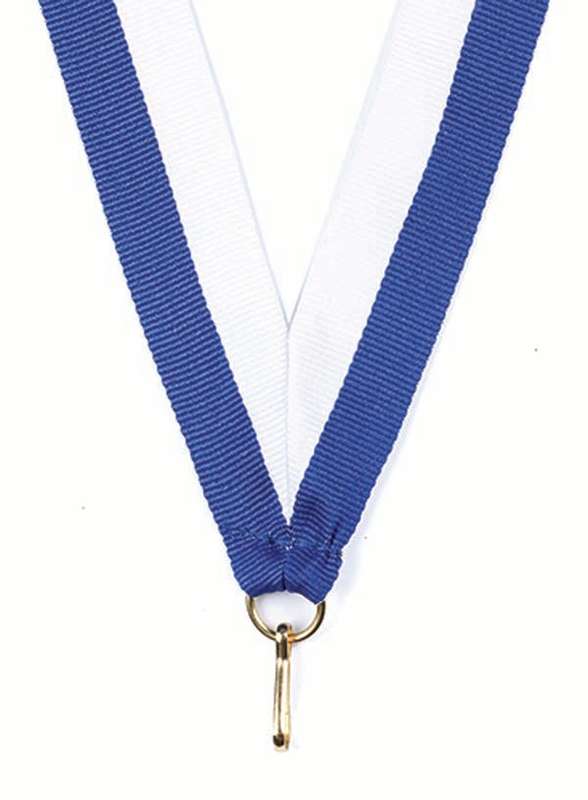 Royal Blue-White Ribbon