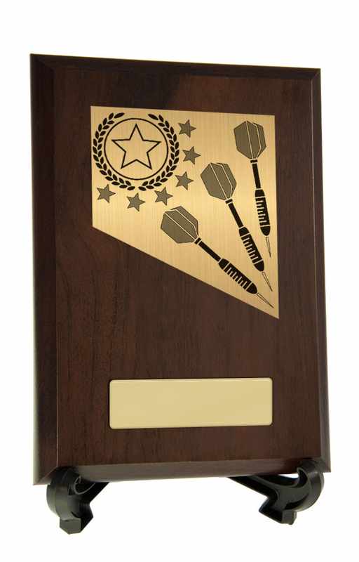 Plaque with Darts Trim