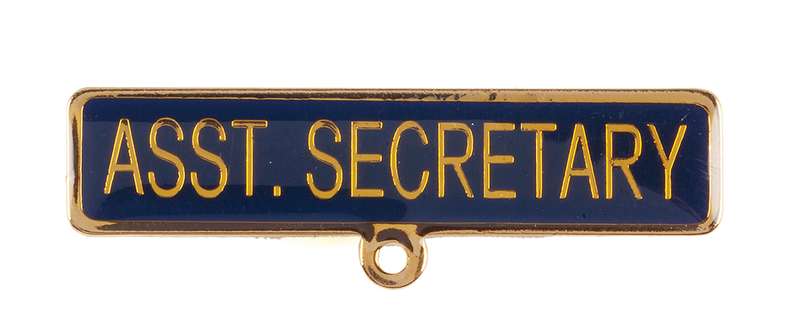AssistAntique Secretary Name Bar with Loop