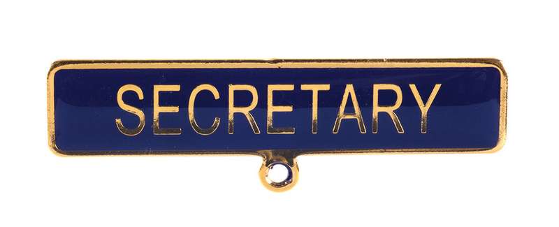 Secretary Name Bar with Loop